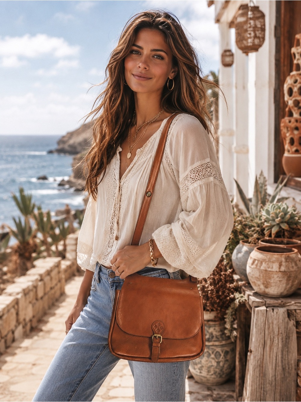 Patricia Nash London Leather Saddle Crossbody Bag - Picture 4 of 10